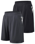 BALENNZ Mens Athletic Shorts with Pockets Quick Dry Workout Shorts Men | Basketball Gym Running Fitness Shorts with Elastic Waistband, Daily Casual Sports Activewear, Soft Lightweight Breathable
