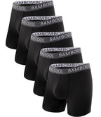 BAMBOO COOL Ultra Soft & breathable Mens Underwear Boxer Briefs Pack | Natural Bamboo Fabric‌,No Ride Up,Softer&Cooler than Cotton,Lightweight&breathable,Daily Wear,Outdoor