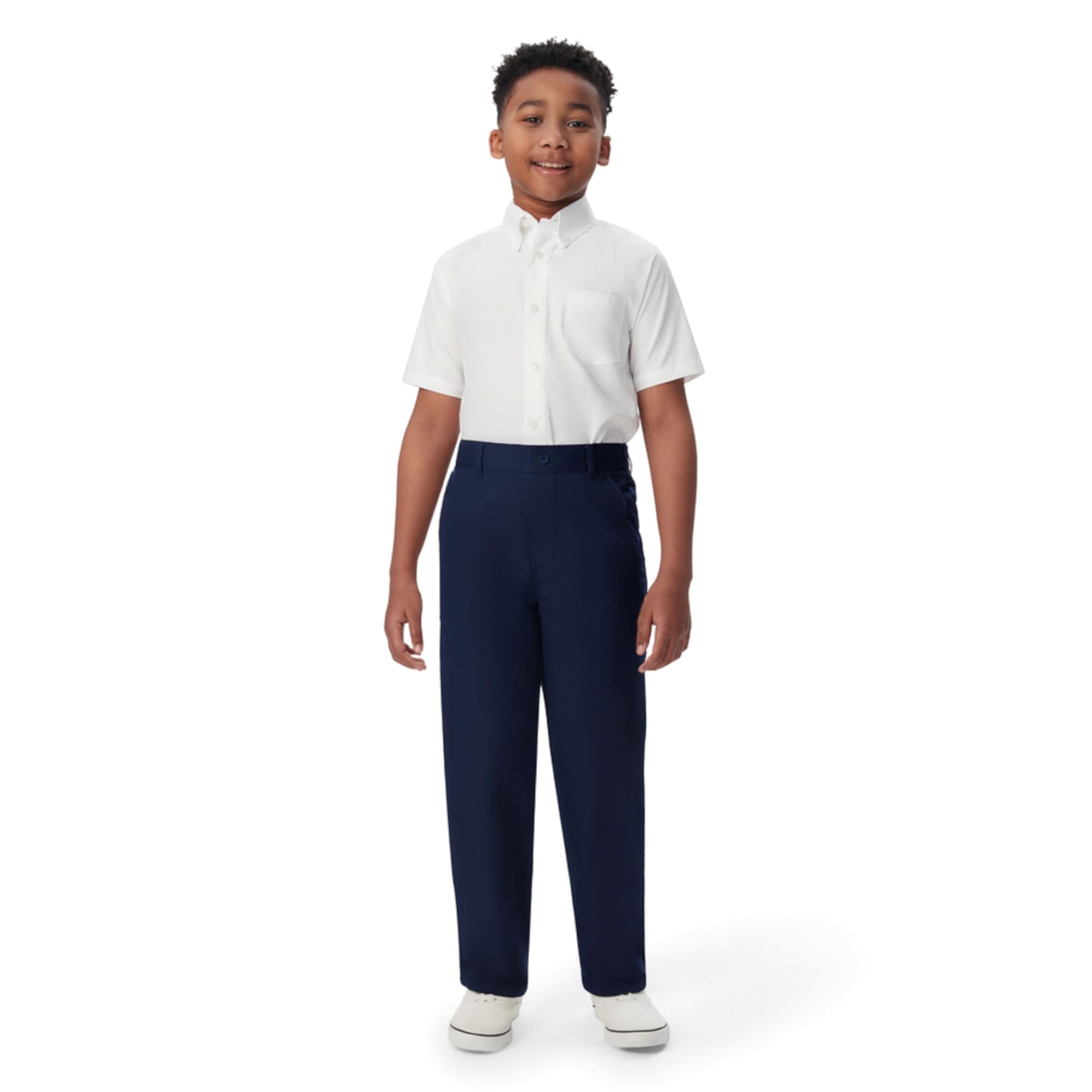 French Toast Boys Pull-On Relaxed Fit School Uniform Pant (Standard & Husky)