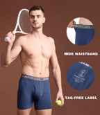 BAMBOO COOL Ultra Soft & breathable Mens Underwear Boxer Briefs Pack | Natural Bamboo Fabric‌,No Ride Up,Softer&Cooler than Cotton,Lightweight&breathable,Daily Wear,Outdoor