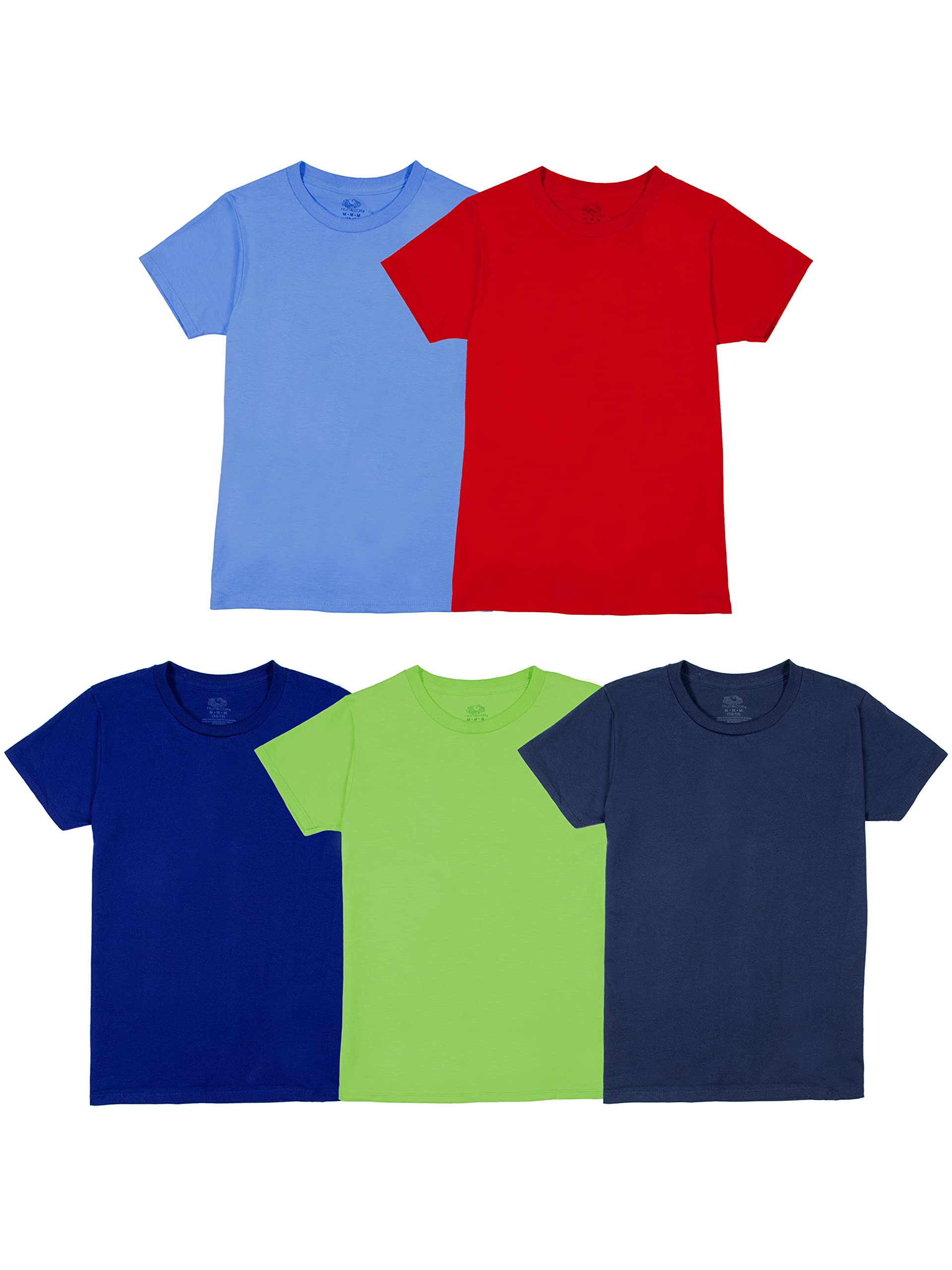 Fruit of The Loom Boys' Eversoft Cotton Undershirts, T Shirts & Tank Tops