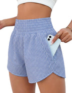 BMJL 2.5" Athletic Shorts for Women Comfy High Waisted Short with Pocket
