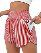 BMJL 2.5" Athletic Shorts for Women Comfy High Waisted Short with Pocket